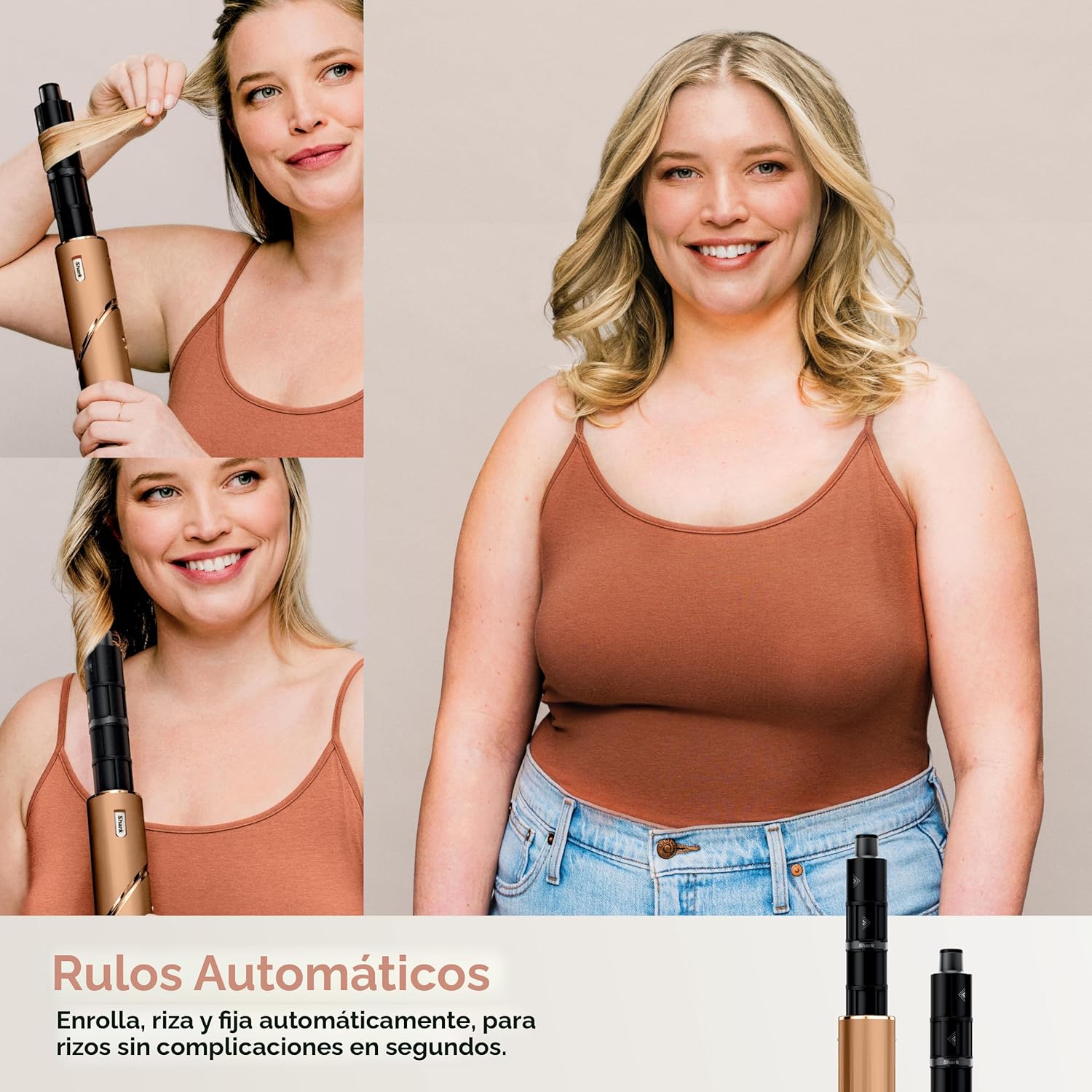 Shark FlexStyle® (edición especial) | Sistema de peinado y secado de aire | Potente cepillo secador de pelo y multiestilizador | Rizadores de envoltura automática, cepillo ovalado, concentrador y