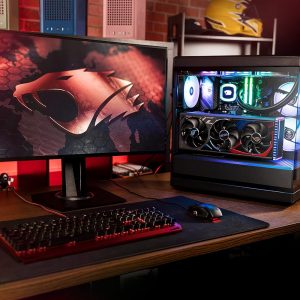 iBUYPOWER Y40 PRO Black Gaming PC Desktop Computer AMD Ryzen 9 7900X CPU, NVIDIA GeForce RTX 5070Ti 16GB GPU, 32GB DDR5 RGB 5200MHz RAM, 2TB NVMe SSD, Windows 11 Home, Keyboard, Mouse - Y40BA9N57T01