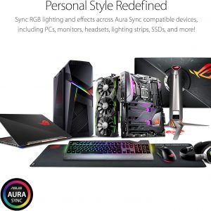 ASUS ROG STRIX Arion Aluminum Alloy M.2 NVMe SSD External Portable Enclosure Case Adapter, USB 3.2 Gen 2 Type-C (10 Gbps), USB-C to C and USB-C to A Cables, Fits PCIe 2280/2260/2242/2230 M Key/B+M Key