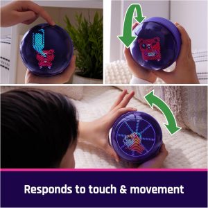 BITZEE, Hamster Ball Interactive Toy Hamster with Over 20 Hamsters Inside, Rolls & Reacts to Touch, Digital Pet Gifts & Stocking Stuffers for Kids