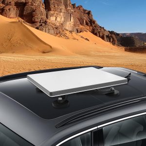 Starlink Mini Mount con soporte magnético portátil de aleación de aluminio – techo de casco, RV, ventanas de coche, techos solares Starlink Mini soporte con succión fuerte de 2.598 in (magnético)