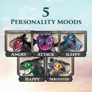 Dreamworks Dragons Cómo entrenar a tu dragón, domar y entrenar interactivo sin dientes con 60 sonidos y reacciones, juguetes para niños y niñas a partir de 4 años