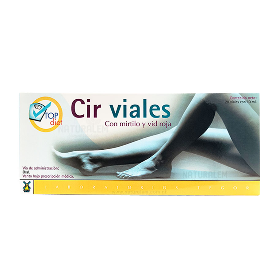 🌿 Cir varices– Tegor (20 viales) ✨ Suplemento líquido para mejorar la circulación, aliviar la sensación de pesadez en las piernas y favorecer el bienestar vascular