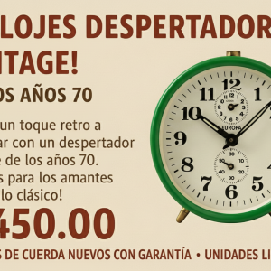 RELOJ DE CUERDA EUROPA NUEVO