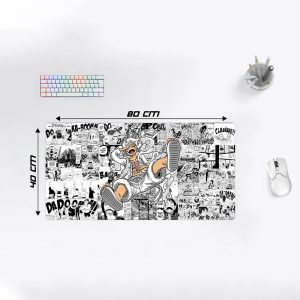 Mousepad L 80×40 cm Diseño (One Piece, Five Gear)