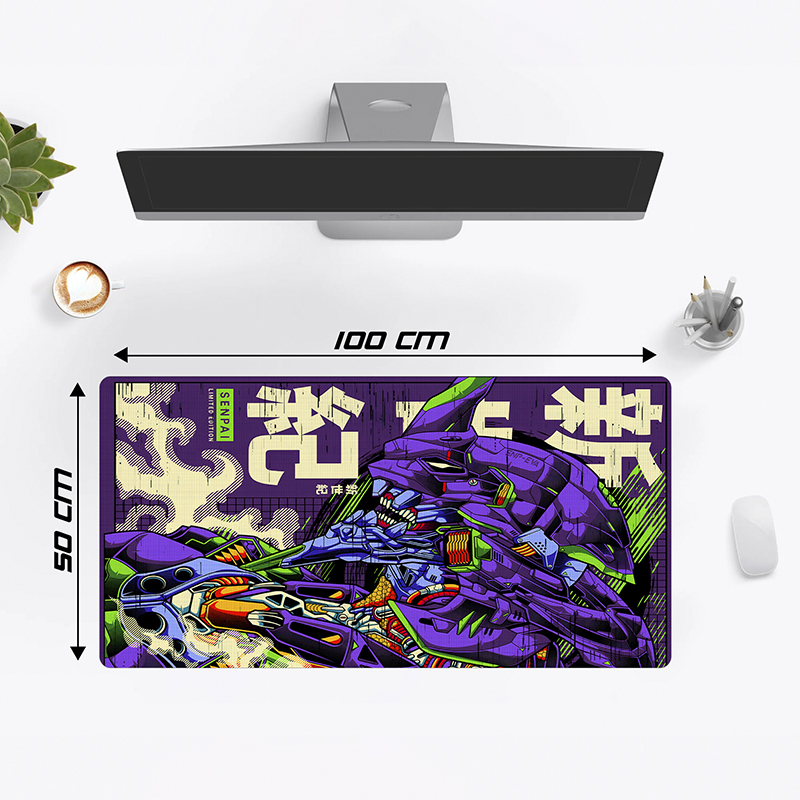 Mousepad XXL 100×50 cm Diseño (Evangelion Eva-01)