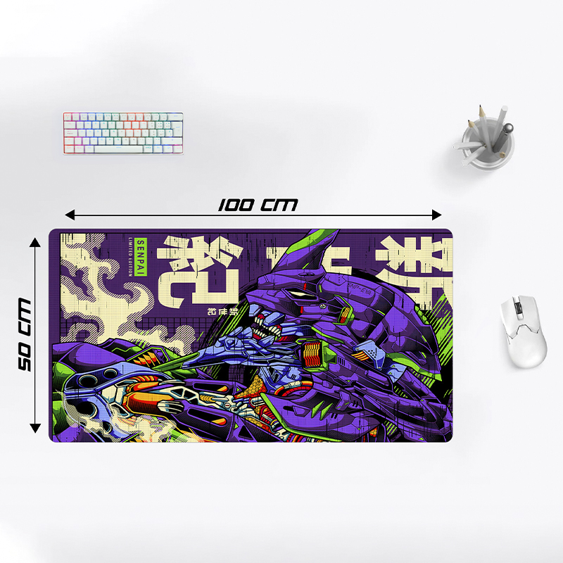 Mousepad XXL 100×50 cm Diseño (Evangelion Eva-01)