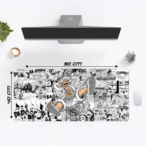 Mousepad XL 90×40 cm Diseño (One Piece, Five Gear)
