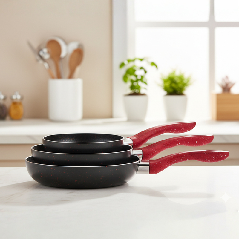 PICCA Set de sartenes Bari - 3 piezas