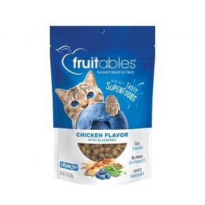 Fruitables cat treats 2.5 onz - pollo y arandanos