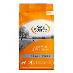 NutriSource Cordero y Guisantes Grain Free - 26lb