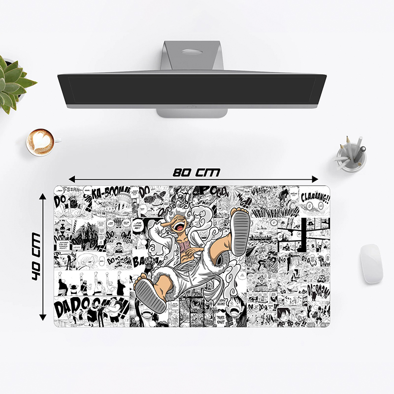 Mousepad L 80×40 cm Diseño (One Piece, Five Gear)