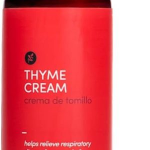 Crema de tomillo (4 onzas líquidas) – Ayuda a aliviar la tos estacional, las molestias en el pecho y promueve la respiración fácil