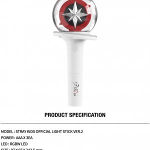 Straykids - Palo de luz, luces de animación para concierto con función Bluetooth con pulseras y 55 tarjetas fotográficas