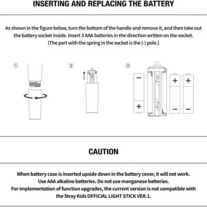Straykids - Palo de luz, luces de animación para concierto con función Bluetooth con pulseras y 55 tarjetas fotográficas