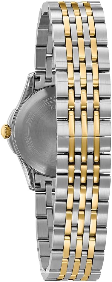 Bulova Women's Classic Stainless Steel Watch and Mother of Pearl Dial