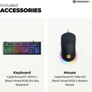 CyberPowerPC Gamer Xtreme VR Gaming PC, Intel Core i5-13400F 2.5GHz, GeForce RTX 5060 8GB, 16GB DDR5, 1TB PCIe 4.0 SSD, WiFi Ready y Windows 11 Home (GXiVR8060A40)