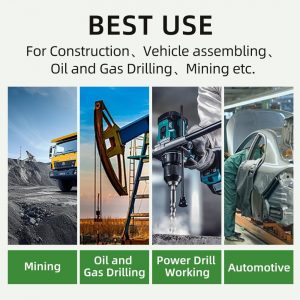 Seibertron High-VIS SDXG2 Dexterity Super Grip GEL Oil & Gas Anti-Vibración Protección de Impacto Guantes de Seguridad CE EN388 4131 M