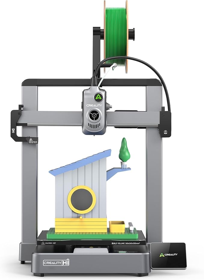 Creality Hi Combo with CFS, Multicolor 3D Printer 500mm/s High Printing, Print Size 260 * 260 * 300mm,MK8 Nozzles Package PLA Filament 1.75 mm (Hi 3D Printer)