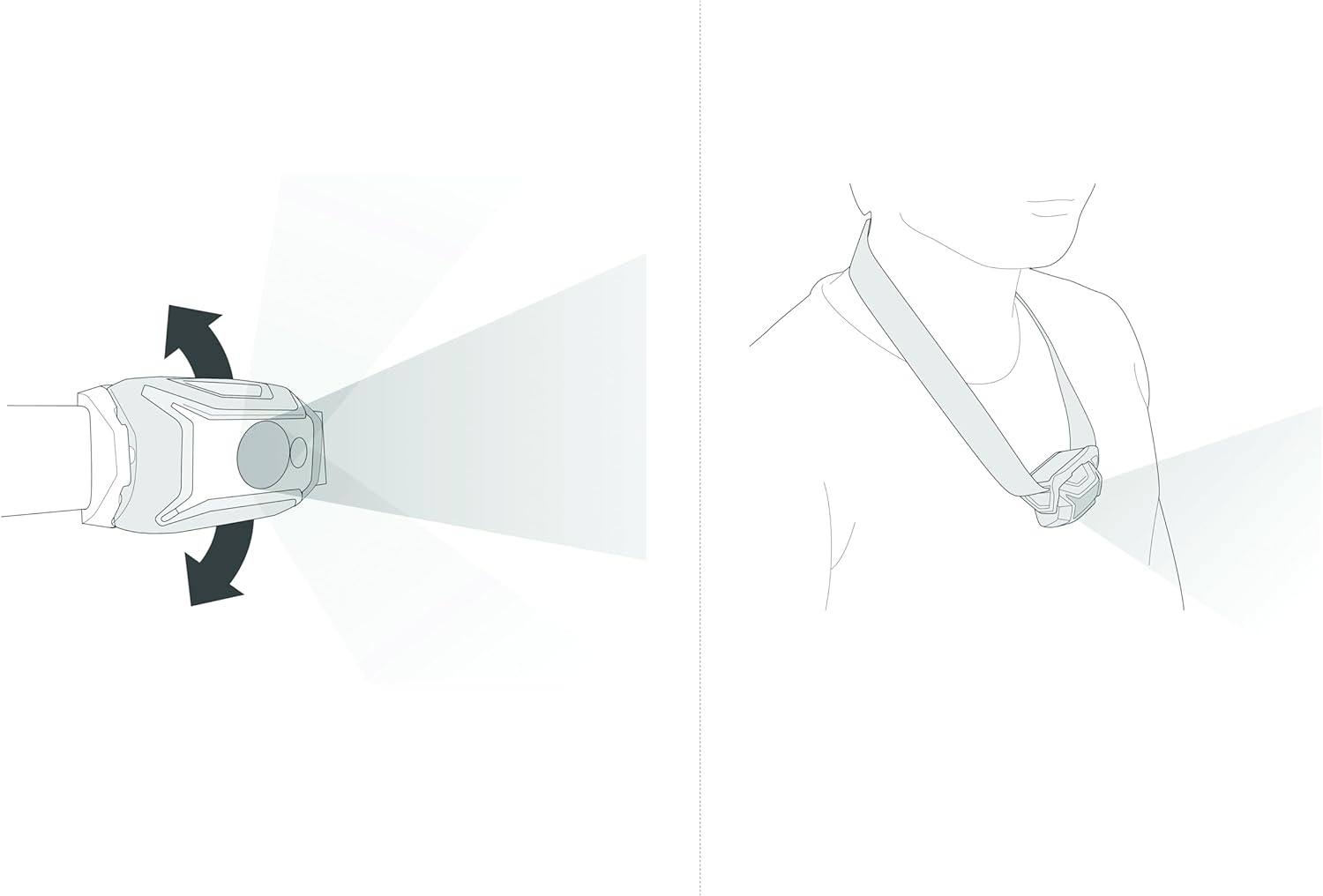 PETZL TIKKINA Headlamp - Compact, Easy-to-Use 300 Lumen Headlamp, Designed for Hiking, Climbing, Running, and Camping - Black