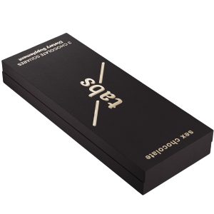 Tabs Chocolate Squares for Couples (1 Box) - Dark Chocolate Bar to Improve Mood - Vegetarian, Gluten-Free for Men & Women