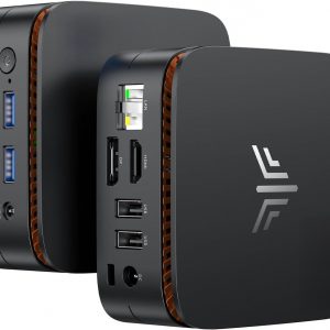 KAMRUI Essenx E1 Mini PC, N95 Processor (up to 3.4GHz), 12GB LPDDR5 RAM 256GB M.2 SSD, Mini Desktop Computer Support Dual 4K, WiFi, Ethernet for Business, Office, Home