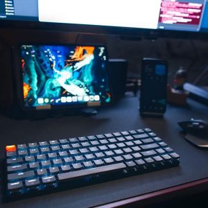 Keychron K3 Versión 2, 75% de diseño, 84 teclas Teclado mecánico inalámbrico ultrafino Bluetooth/USB con cable con retroiluminación blanca, interruptor marrón óptico Keychron de perfil bajo