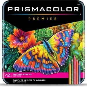 Prismacolor Premier Colored Pencils, Soft Core, Assorted Colors, 72 Count - Durable, Vibrant, Ultra-Smooth, Adult Coloring, Drawing, Sketching, Arts & Crafts