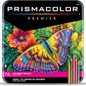 Prismacolor Premier Colored Pencils, Soft Core, Assorted Colors, 72 Count - Durable, Vibrant, Ultra-Smooth, Adult Coloring, Drawing, Sketching, Arts & Crafts