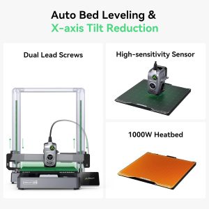 Creality Hi Combo with CFS, Multicolor 3D Printer 500mm/s High Printing, Print Size 260 * 260 * 300mm,MK8 Nozzles Package PLA Filament 1.75 mm (Hi 3D Printer)