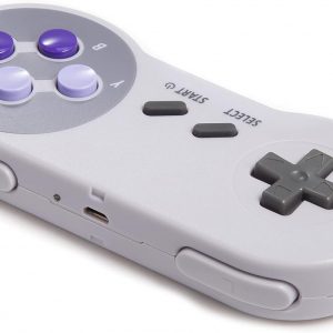 KIWITATA 2 Pack 2.4GHz Wireless Controller for SNES Original Console, Rechargeable Wireless Remote Gamepad Controller for SNES Super Entertainment System Console