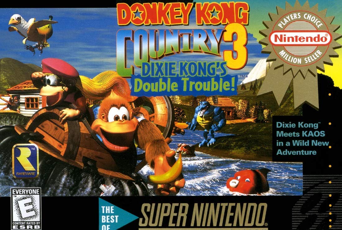 Donkey Kong Country 3: Dixie Kongs Double Trouble - Nintendo Super NES (Renewed)
