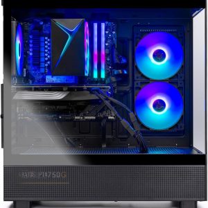 Skytech Gaming Azure 3 Gaming PC, Intel i5 14400F 2.5GHz, NVIDIA RTX 5060, 1TB NVMe SSD, 32GB DDR5 RAM 6000, 650W Gold PSU, Wi-Fi, Win 11, Desktop