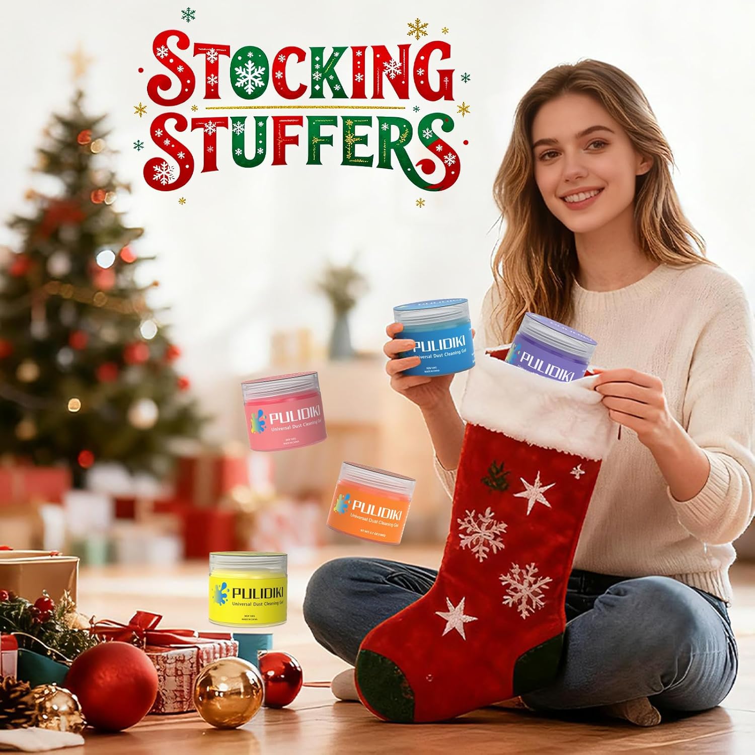 PULIDIKI Gel de limpieza de coche, masilla limpiadora universal para interiores de automóvil, suministros de kit de limpieza perfectos, accesorios de herramientas de detallado automático, regalos para