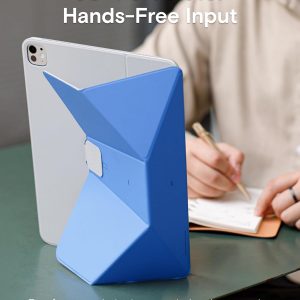 MOFT Dynamic Folio Case for iPad Pro 11- inch (M5 2025 / M4 2024), Silm Magnetic Stand Case with 20+ Viewing Angles, Auto Wake/Sleep, Ultra Thin, Panna Cotta x Faded Jeans