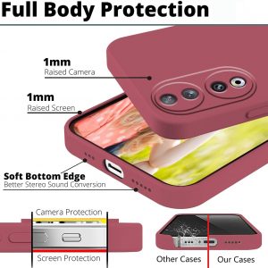 Compatible with Honor 90 Case Silicone Liquid Dark Green, Soft Smooth Touch for Honor 90 Phone Case Silicone Shockproof Thin Cover (Camellia)