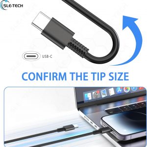 SLE-TECH 65W USB C AC Adapter Compatibile with Lenovo Thinkpad/Yoga/Chromebook,T480 T480S C930 C940 100e 300e 500e ADLX65YLC3D 4X20M26268 ADLX65YDC2A