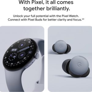 Google Pixel 10 Pro - Unlocked Android Smartphone - Gemini AI Assistant, Triple Rear Camera System, Fast-Charging 24+ Hour Battery, and 6.3" Super Actua Display - Moonstone - 128 GB (2025 Model)