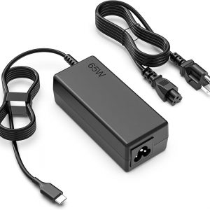SLE-TECH 65W USB C AC Adapter Compatibile with Lenovo Thinkpad/Yoga/Chromebook,T480 T480S C930 C940 100e 300e 500e ADLX65YLC3D 4X20M26268 ADLX65YDC2A