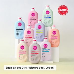 eos Shea Better Loción corporal Vanilla Cashmere, cuidado de la piel con humedad las 24 horas, ligera y no grasosa, karité natural, vegano, loción corporal de vainilla, 16 onzas líquidas