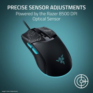 Razer Cobra Wired Gaming Mouse: 58g Lightweight - Gen-3 Optical Switches - Chroma RGB Lighting Underglow - 8500 DPI Optical Sensor - 100% PTFE Mouse Feet - Speedflex Cable - Zenless Zone Zero Edition