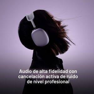 Apple AirPods Max - Auriculares inalámbricos sobre la oreja, cancelación activa de ruido profesional, modo Transparencia, audio espacial, carga USB-C, auriculares Bluetooth para iPhone, azul