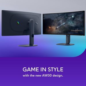 Alienware 34 Monitor curvo para juegos – AW3425DWM – Pantalla WQHD de 34 pulgadas 180Hz 1ms, 1500R, AMD FreeSync Premium, VESA AdaptiveSync.