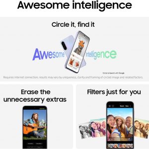 Samsung Galaxy A36 5G Serie A, teléfono inteligente Android desbloqueado de 128 GB, pantalla AMOLED, diseño resistente, conectividad 5G, rendimiento asequible, versión estadounidense, 2025, garantía de 1 año de EE.UU., negro impresionante