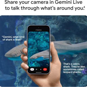 Google Pixel 10 Pro - Unlocked Android Smartphone - Gemini AI Assistant, Triple Rear Camera System, Fast-Charging 24+ Hour Battery, and 6.3" Super Actua Display - Moonstone - 128 GB (2025 Model)