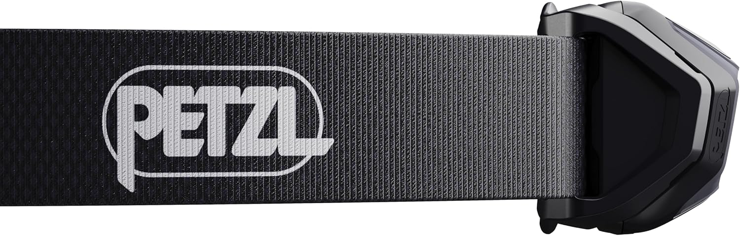 PETZL TIKKINA Headlamp - Compact, Easy-to-Use 300 Lumen Headlamp, Designed for Hiking, Climbing, Running, and Camping - Black