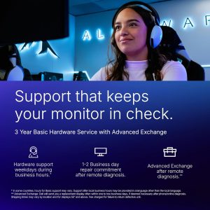 Alienware 34 Monitor curvo para juegos – AW3425DWM – Pantalla WQHD de 34 pulgadas 180Hz 1ms, 1500R, AMD FreeSync Premium, VESA AdaptiveSync.