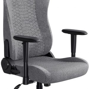 Razer Iskur V2 X Silla ergonómica para juegos: soporte lumbar integrado, asiento ampliado, cojines de espuma de alta densidad, reclinación ajustable de 152 grados, reposabrazos 2D, acabado de tela de