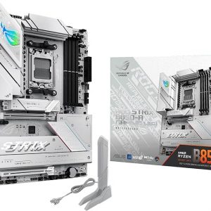 ASUS ROG Strix B850-A Gaming WiFi AMD AM5 B850 ATX Motherboard 14+2+2 Power Stages, DDR5 AEMP, 2.5G LAN, WiFi 7 with Q-Antenna, 4X M.2, PCIe® 5.0, USB 20Gbps Type-C, AI Networking II, ASUS AI Advisor