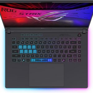 ASUS ROG Strix G16 (2025) Gaming Laptop, 16” FHD+ 16:10 165Hz/3ms Display, NVIDIA® GeForce RTX™ 5060 Laptop GPU, Intel® Core™ i7 Processor 14650HX, 16GB DDR5, 1TB Gen 4 SSD, Wi-Fi 7, Windows 11 Home